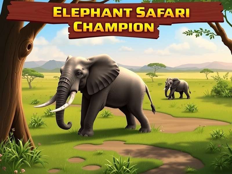 Elephant Safari Champion Gameplay Screenshot