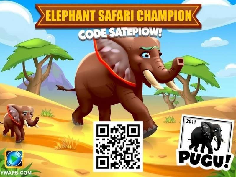 Elephant Safari Champion QR Code
